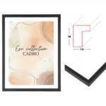 Ramka 40x60 ramki na zdjęcia do zdjęć czarna rama - obrazek 2