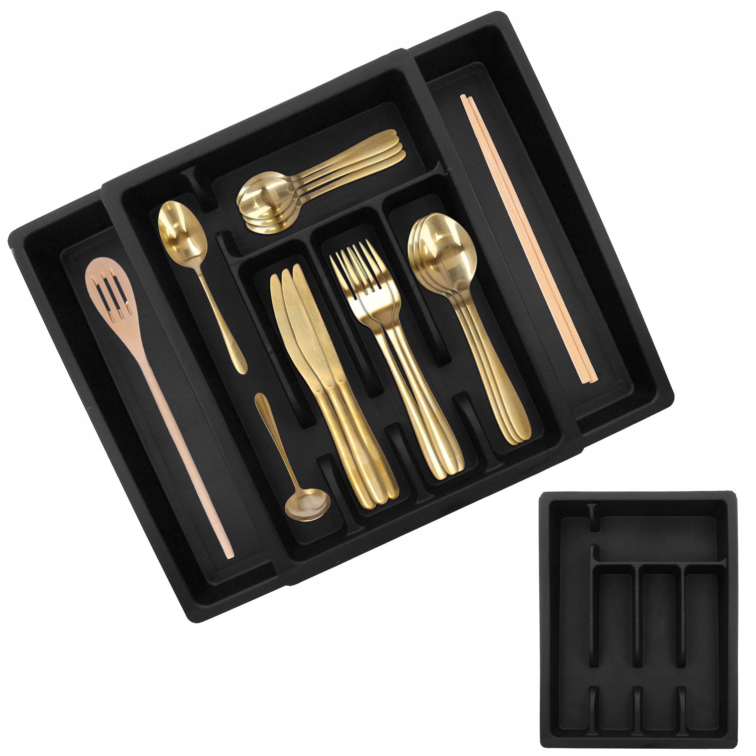 733a8b8e4892b1aba6a94a585254 Organizer wkład do szuflady kuchennej na sztućce - obrazek 1