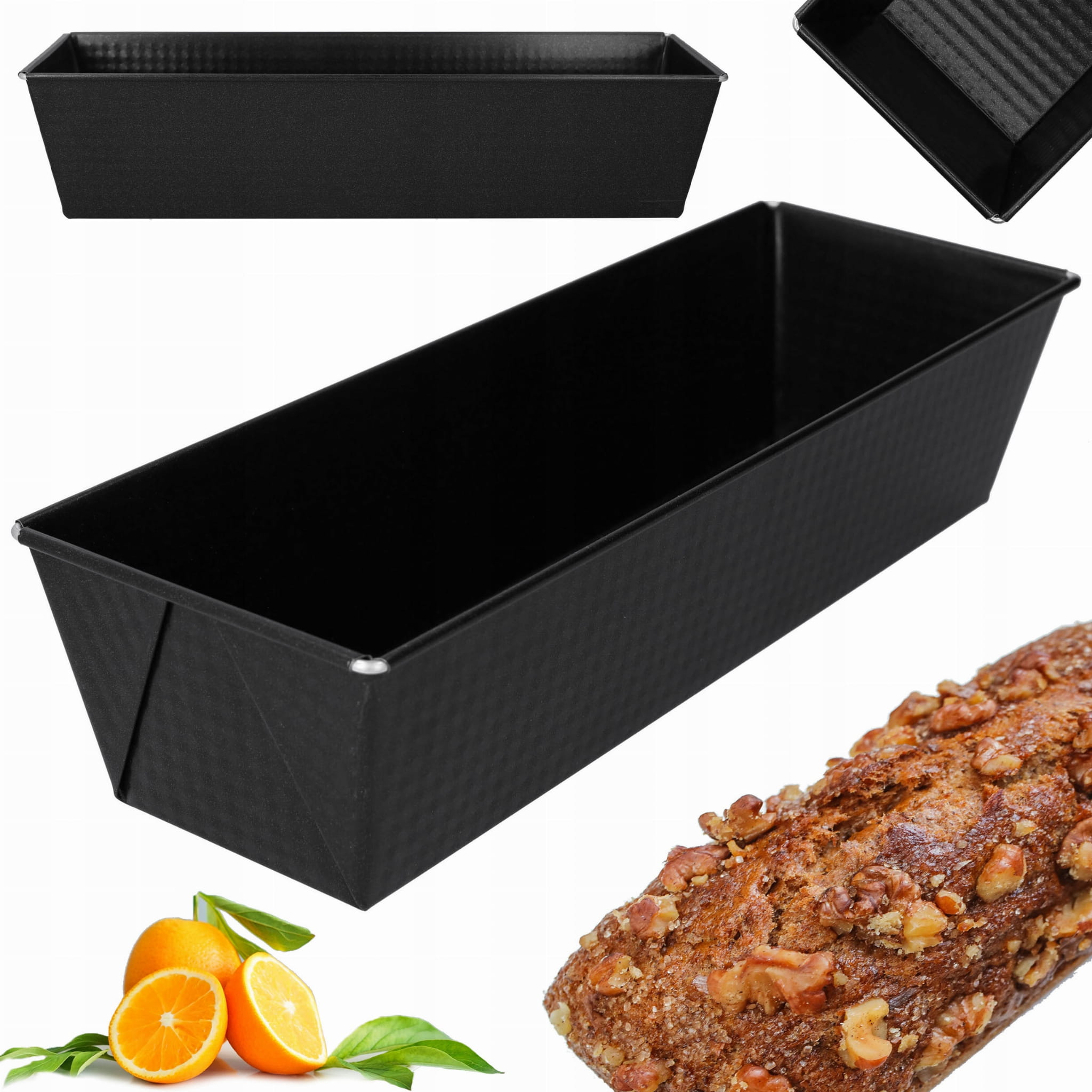 815001221f676c0d72d6bd39917cbdd0 Blacha do pieczenia keksówka ciast długa 35x12x8 - obrazek 1