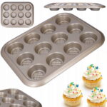 Forma do muffinek blacha do pieczenia 12 babeczek - obrazek 8